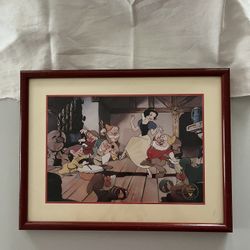 Disney’s 1994 Snow White, & the 7 Dwarfs Exclusive Commemorative Lithograph 