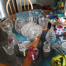 Crystal And Glass Candy Dishes