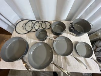 GreenPan Eras Ceramic Non-Stick 11-piece Cookware Set