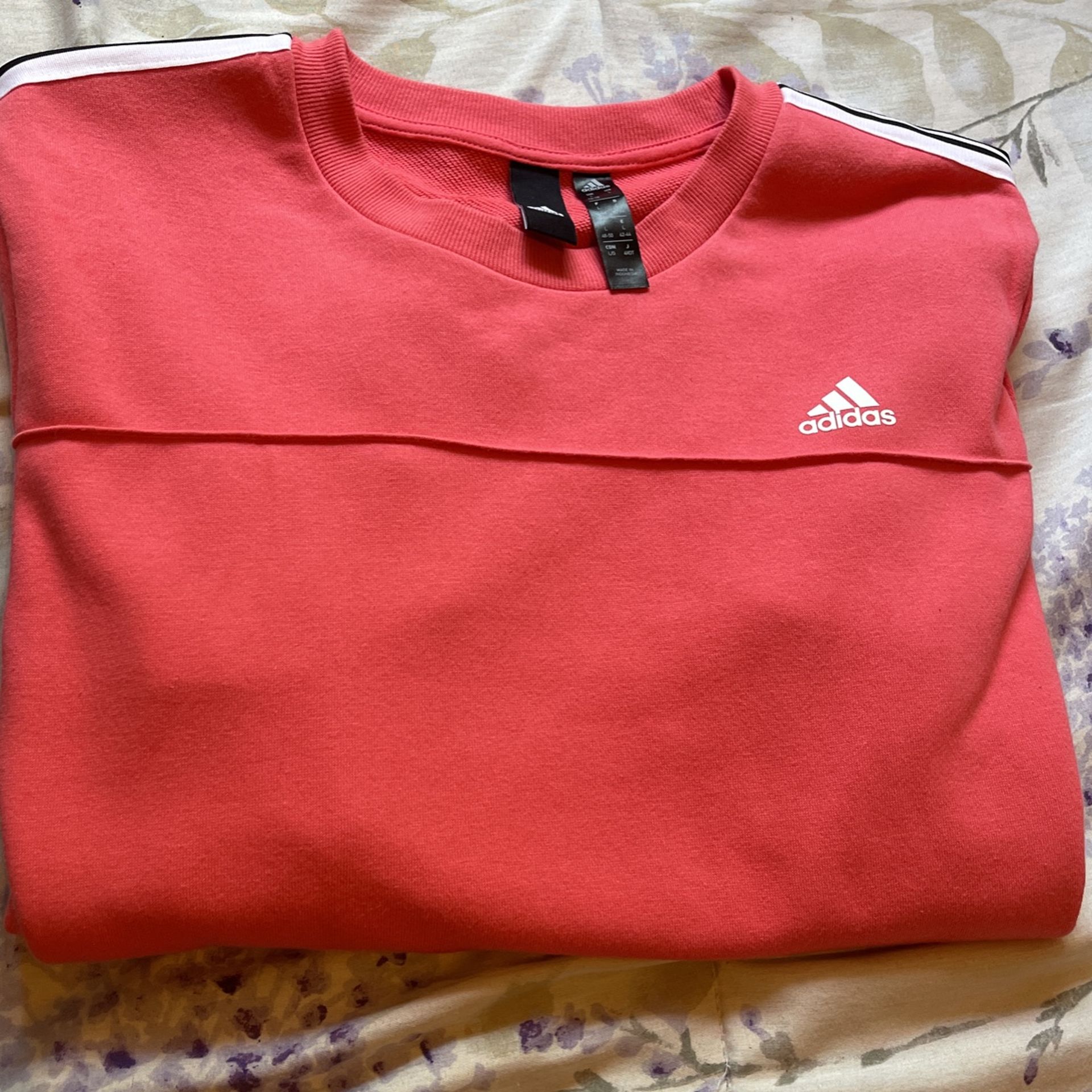 Pink Adidas Crew Neck