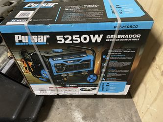 Pulsar Portable Generator 5250 Watts  Brand New 