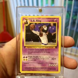 Lebron JAMES Pokemon Card L.A. KING