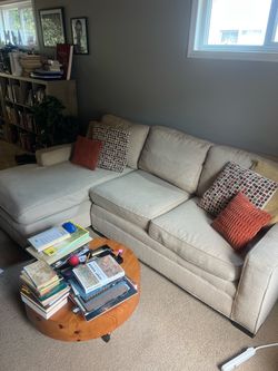 Crate and Barrel Sectional Couch