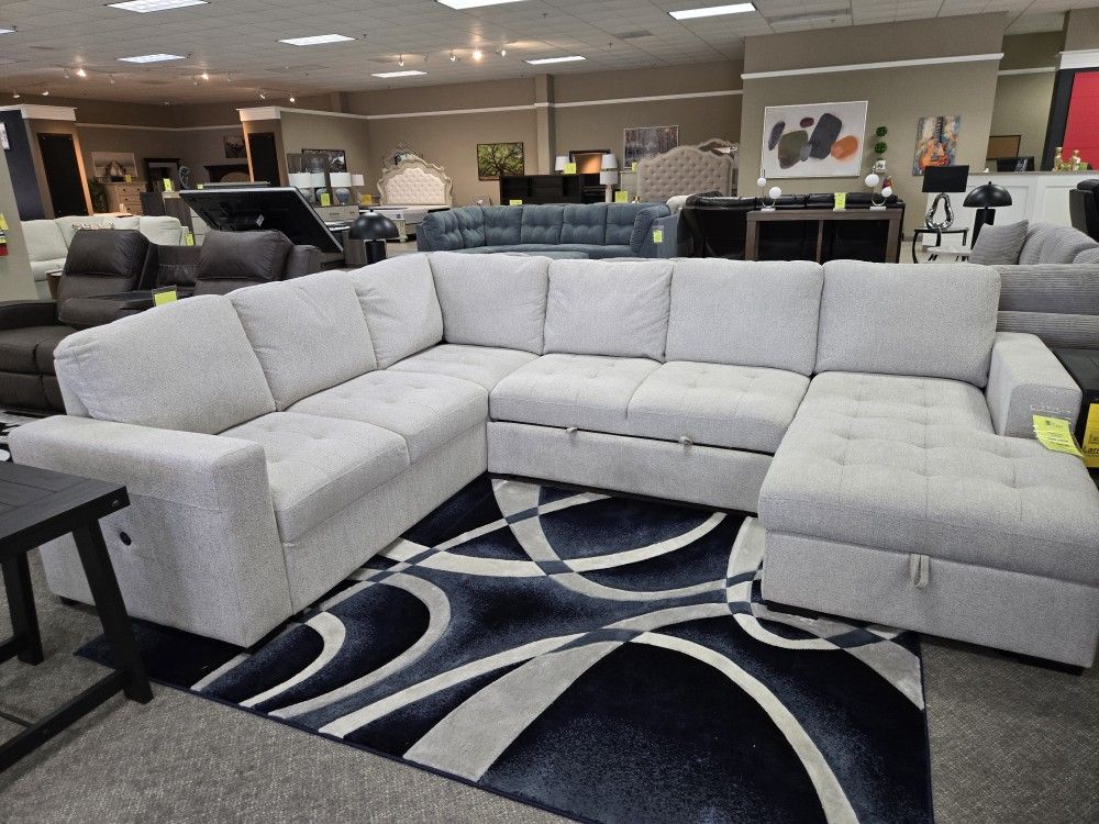 Pop Up Sleeper Sectional w/ Storage