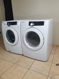 Samsung Washer And Electric Dryer Free Deliver And Install 6 Month warranty.