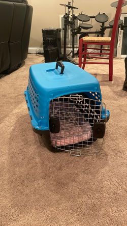 Petmate Blue Pet Travel Carrier Crate