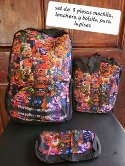 3 piece  kids backpack set