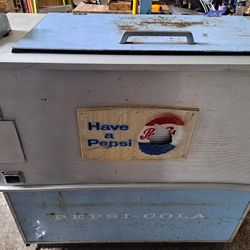 Antique Pepsi Cooler 