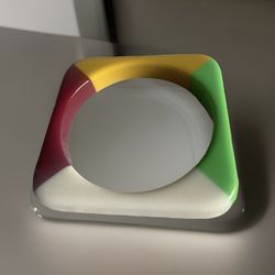 Vintage Lucite Square Bangle Bracelet Multicolor Acrylic
