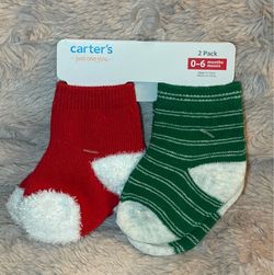 Carter’s Just One You 2 Pack Socks 0-6 Months New