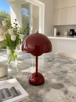 Retro Red mushroom lamp