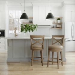 Grace Counter Height Swivel Stool 2Pack