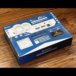 Ensenior 5/6” LED Recessed Downlights – 6 Pack – Brand New!