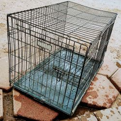 2 dog cages...medium and extra large