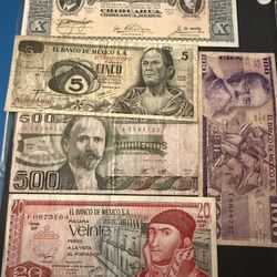 Mexico Old Currency 