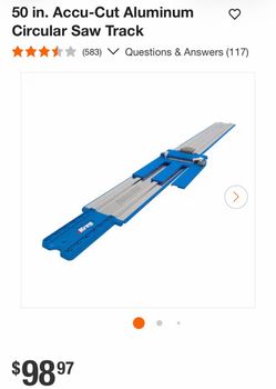 50 in. Accu-Cut Aluminum Circular Saw Track