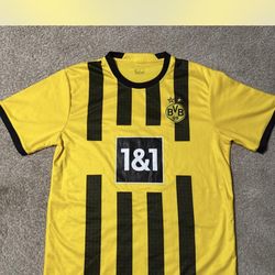 Yellow And Black #5 Dortmund Soccer Jersey