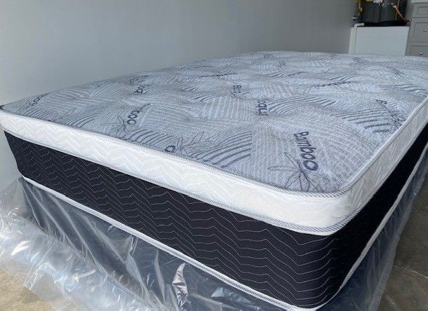 Cal King Euro Bamboo Pillow Top!!