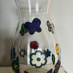 Floral Themed Glass Vases