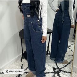 New Blue Denim Overalls