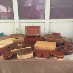 Handcrafted Boxes.     $40 To $85.     South Austin.     