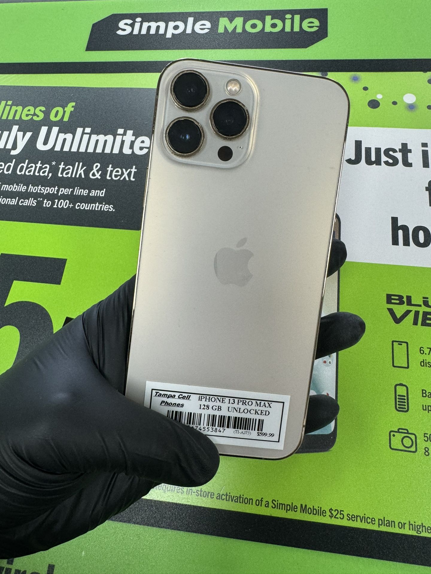 iPhone 13 Pro Max 128GB UNLOCKED