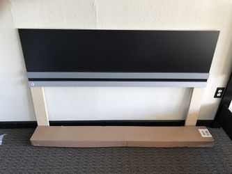Full headboard and bed rails