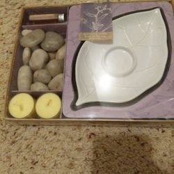 Lavender And Vanilla Pure And Natural Oil Burner Set