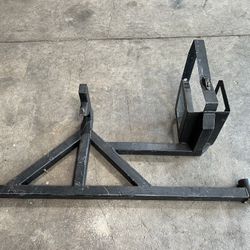 Offroad tire rack W gas can rack