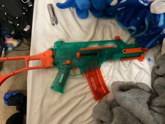 NO CHARGER Toy gel Blaster Green and Orange