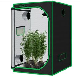 Mylar Indoor Grow Box  4' × 4' × 6' Full Grow kit plus Nutrients.