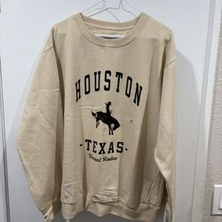 PRETTY VACANT Houston Texas Crewneck Sweatshirt