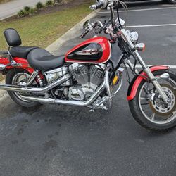 Motorcycle Honda Shadow Spirit 1100 Chromed