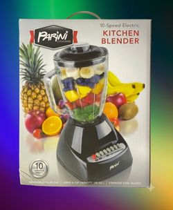 🥤 Parini 10-Speed Electric Kitchen Blender (48 oz Glass Jar) – NEW IN BOX