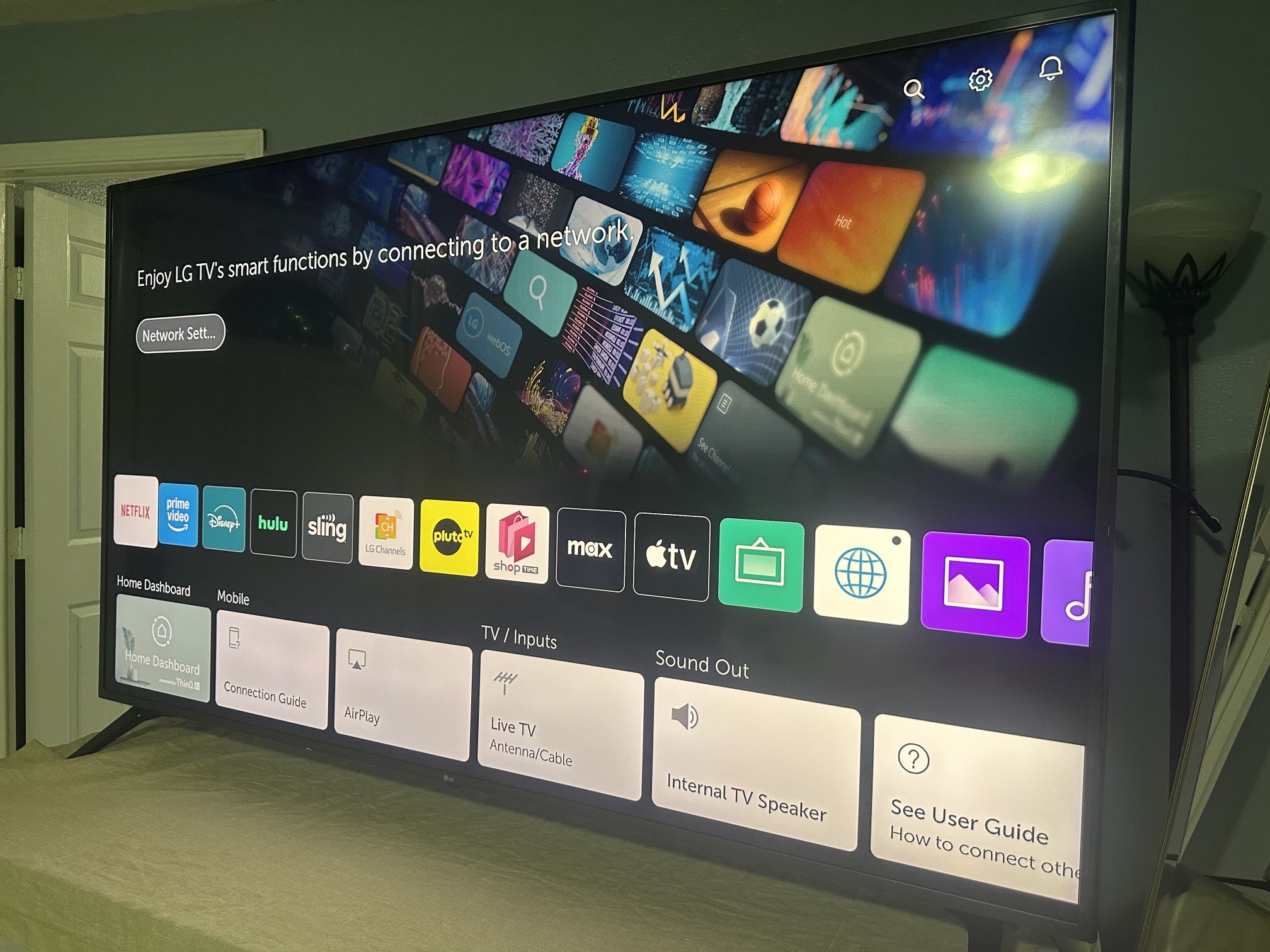 82”. LG Smart TV UHD 4k 