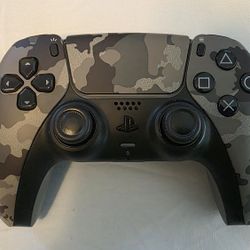 Authentic PS5 DualSense Controller - Gray Camouflage (Like New!)