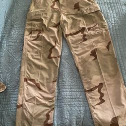 3 Color Desert Camouflage Pants