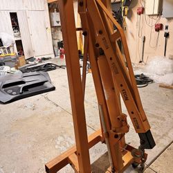 2 Ton Foldable Engine Hoist Shop Crane Hydraulic Cherry Picker 