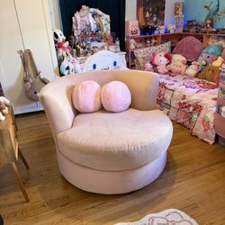 Spinning  Pink Couch