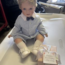 17” Little Gentleman Porcelain Birthday Boy