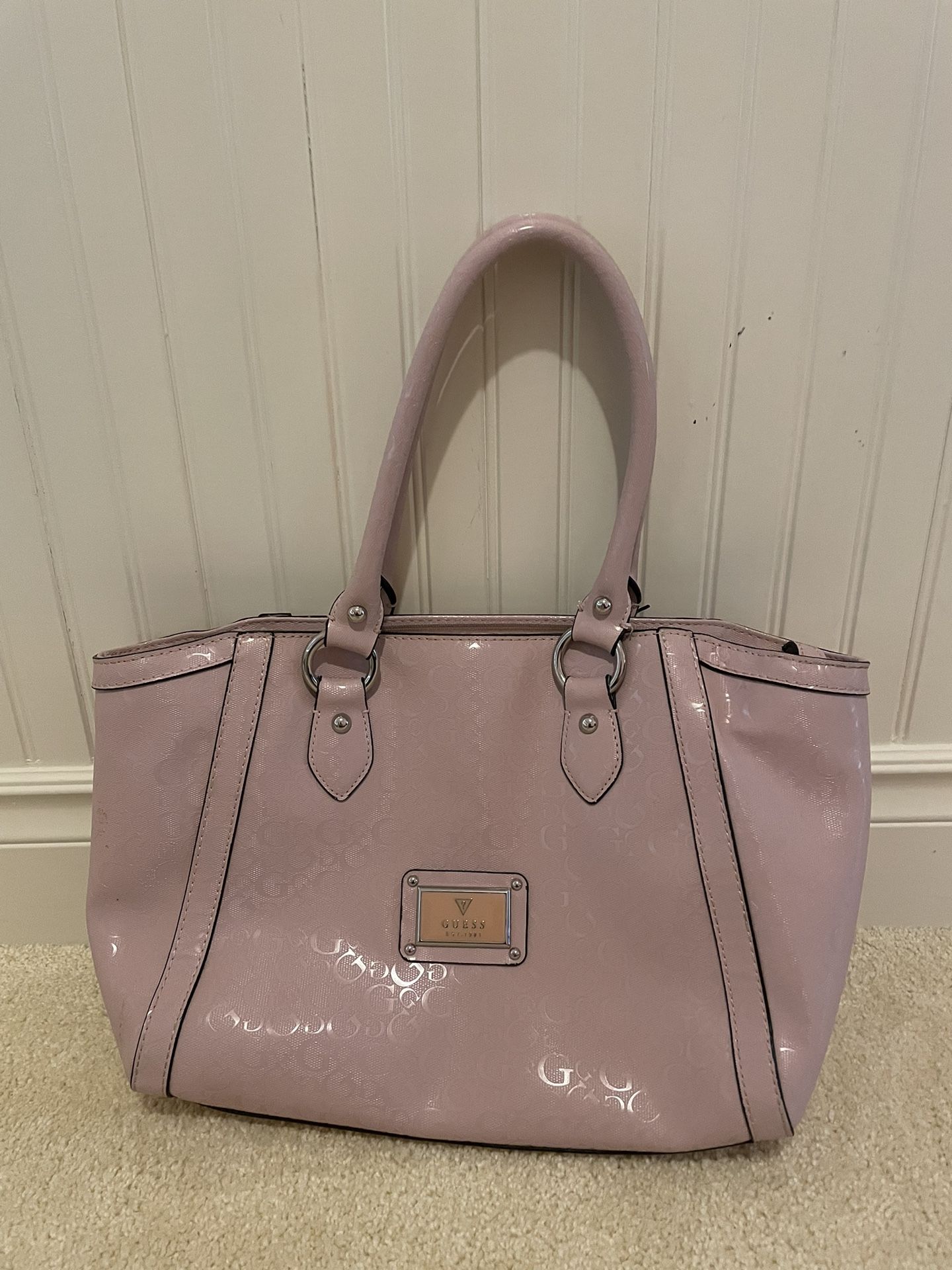 Light Lilac Guess Handbag