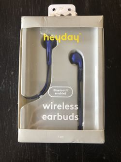 HEYDAY BLUE WIRELESS EARBUDS