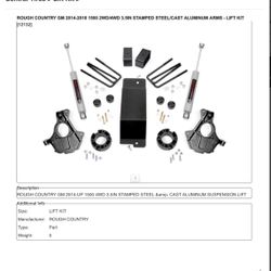 3.5” Rough Country Lift Kit (14-18 Silverado/Sierra 2wd  & 4x4) In Stock!!!