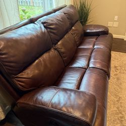 Leather Sofa Recliner