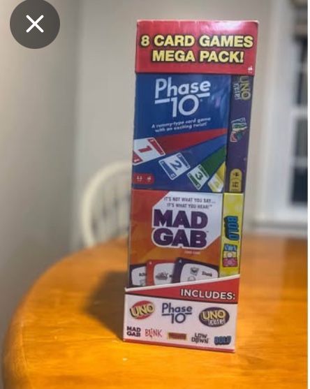 8 Card Game Mega Pack (new in box)