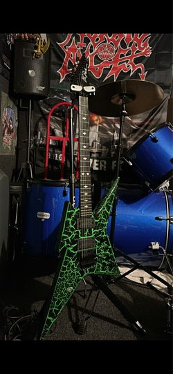 Bc Rich Iron bird Green crackle