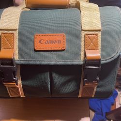 Canon FTb Camera, Zoom Lens And Bag