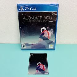 Alone With You (PS4, 2019) w/ LRG Trading Card!