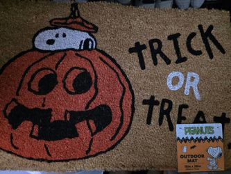 Snoopy Halloween Mat