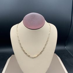 GUCCI NECKLACE TWO-TONE 10KT 10.6 GRAMS 18”